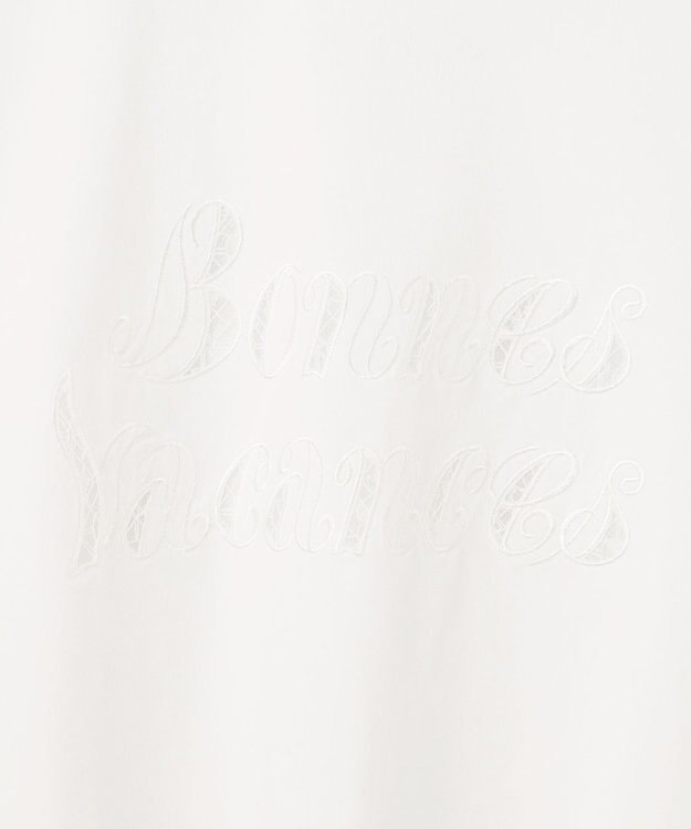 GRACE CONTINENTAL レースロゴTシャツ ホワイト