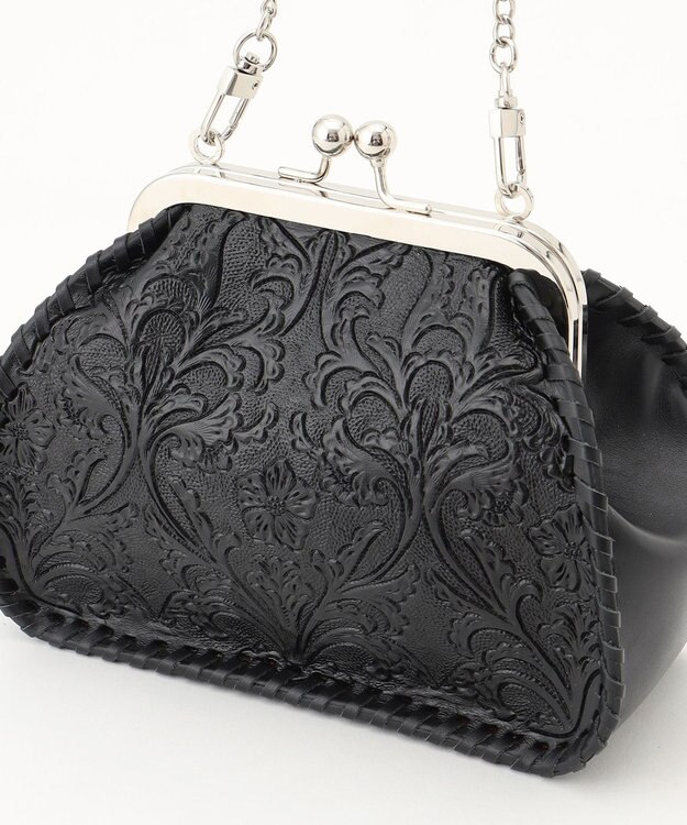 GRACE CONTINENTAL Metal clasp bag ブラック