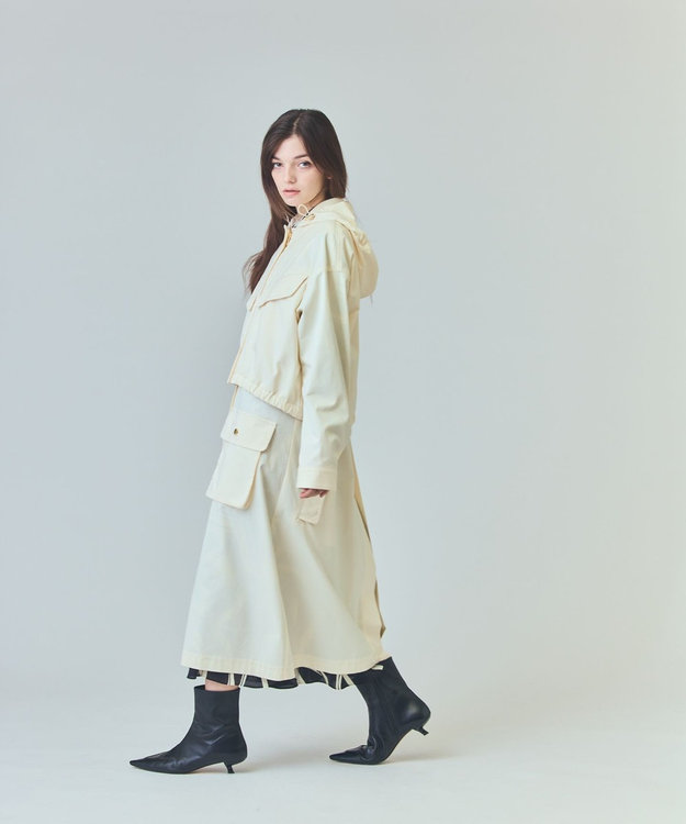 GRACE CONTINENTAL ミリタリー3WAYコート キナリ