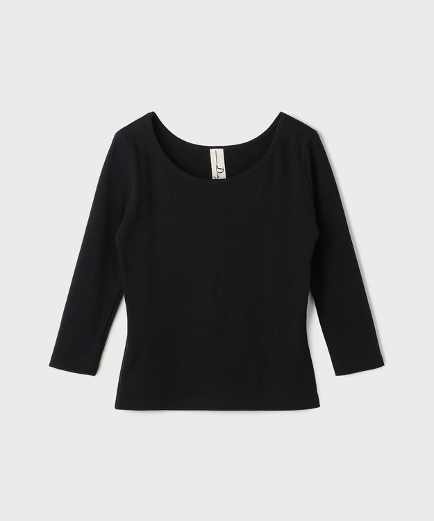 GRACE CONTINENTAL テレコカットトップ ブラック