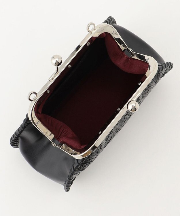 GRACE CONTINENTAL Metal clasp bag ブラック