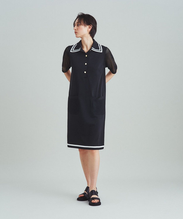 メッシュスリーブニットワンピース / GRACE CONTINENTAL | GRACE