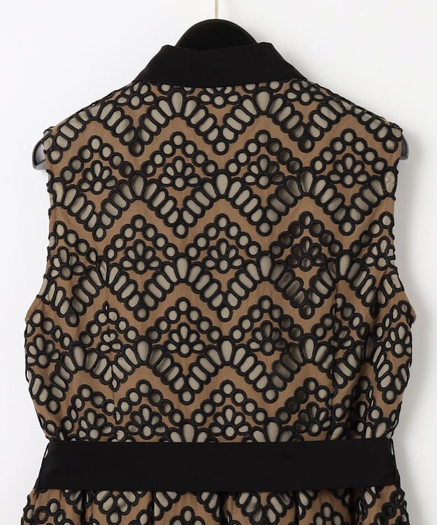 【極美品】グレースコンチネンタル　ノースリーブワンピ ラメ刺繍ノースリーブワンピース / GRACE CONTINENTAL | GRACE