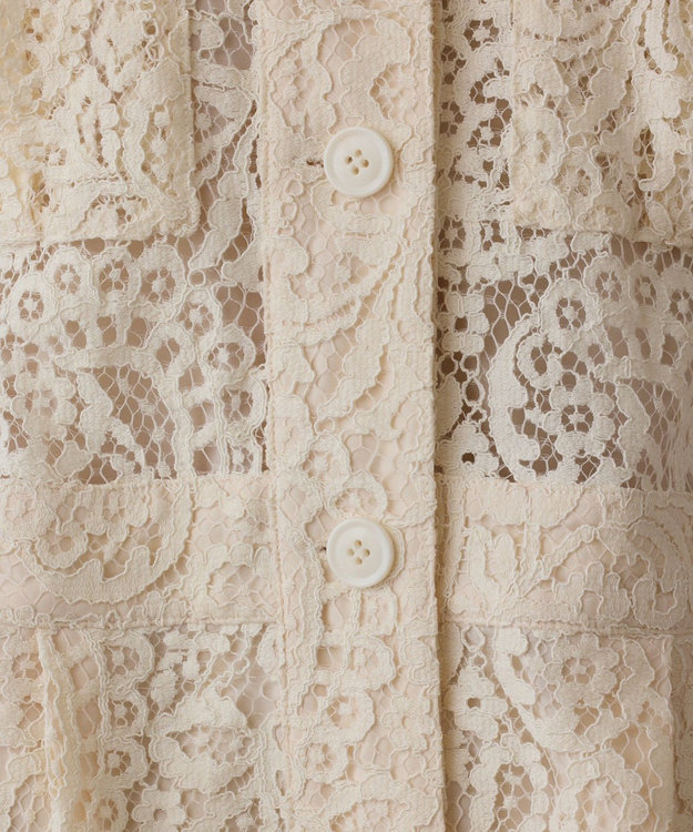 GRACE CONTINENTAL コードレースジャンプスーツ キナリ