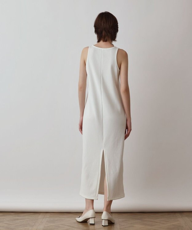 GRACE CONTINENTAL メッシュレイヤードワンピース ホワイト