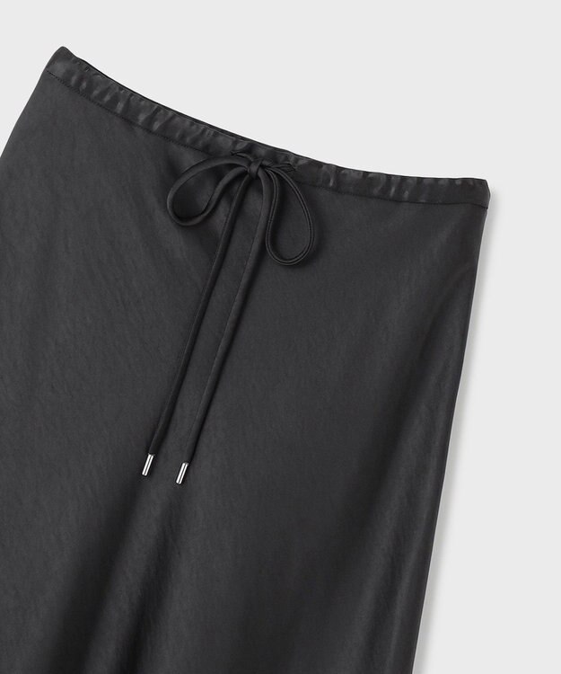 parisさま専用『KIKISIX』美しいペールグレー！サテン風ロングスカート サテンバイアスロングスカート / GRACE CONTINENTAL | GRACE