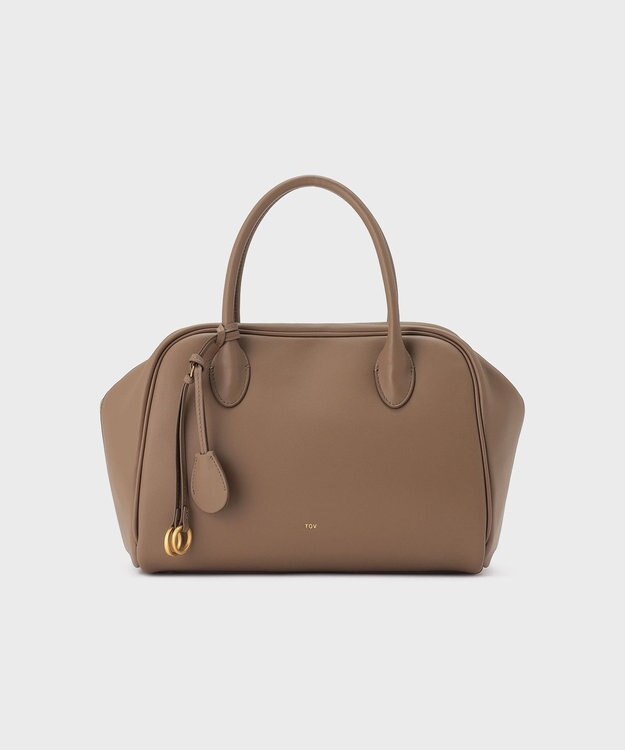 GRACE CONTINENTAL TOV MOU BAG S ブラウン