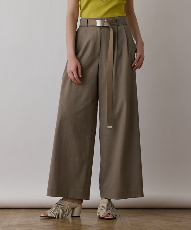 GRACE CONTINENTAL ガチャバックルベルト ブラウン