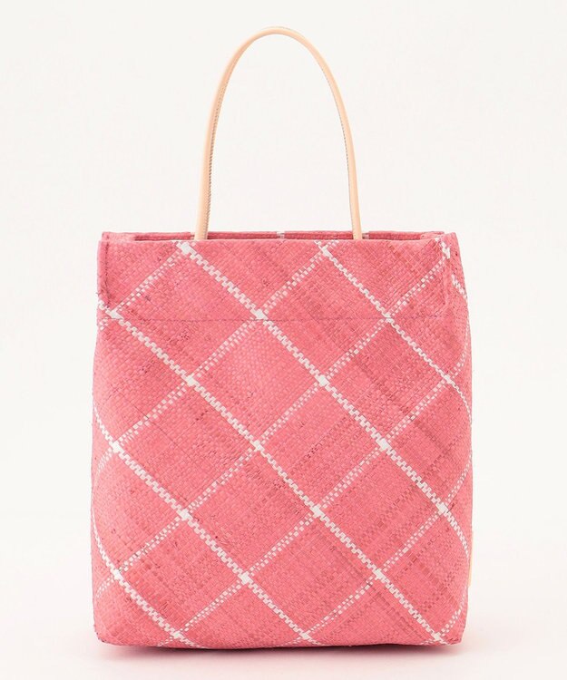 GRACE CONTINENTAL Ele,Sac チェックバッグ ピンク