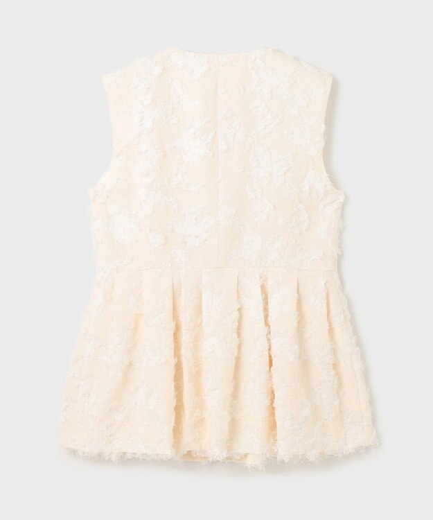 GRACE CONTINENTAL カットジャガードジレ キナリ