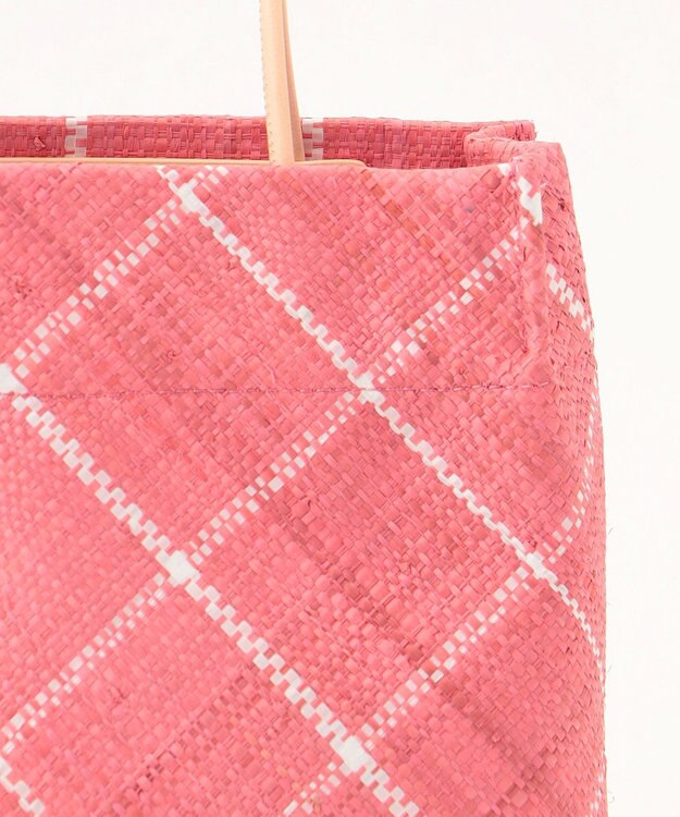 GRACE CONTINENTAL Ele,Sac チェックバッグ ピンク