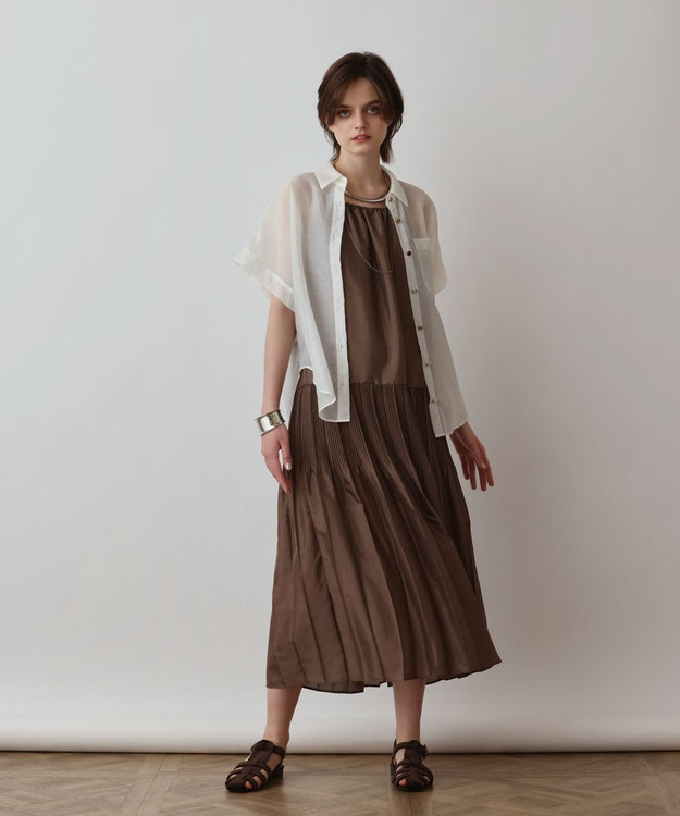 GRACE CONTINENTAL ドルマンシアーシャツ ホワイト