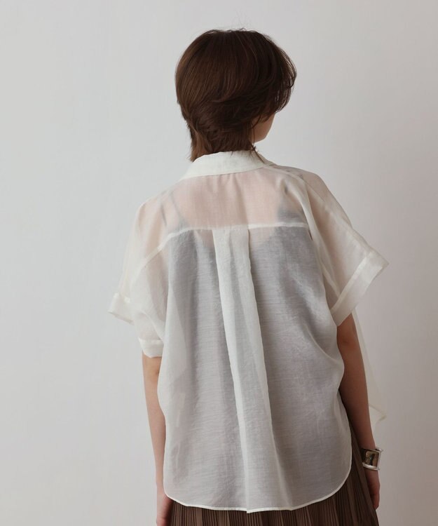 GRACE CONTINENTAL ドルマンシアーシャツ ホワイト