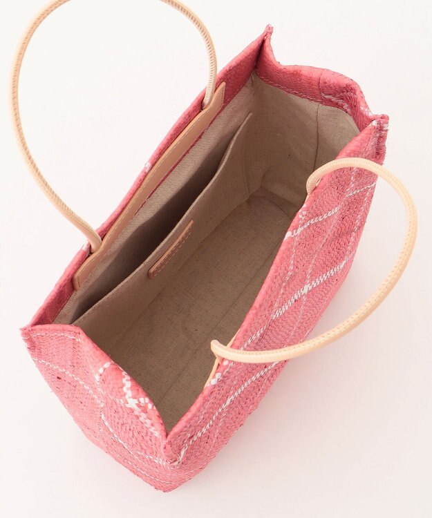 GRACE CONTINENTAL Ele，Sac チェックバッグ ピンク