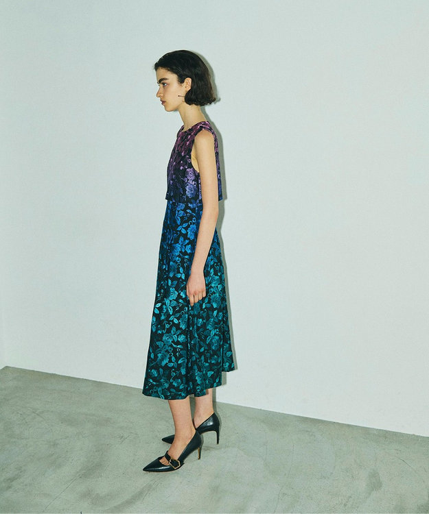 GRACE CONTINENTAL ワンピース フラワープリントワンピース / GRACE CONTINENTAL | GRACE