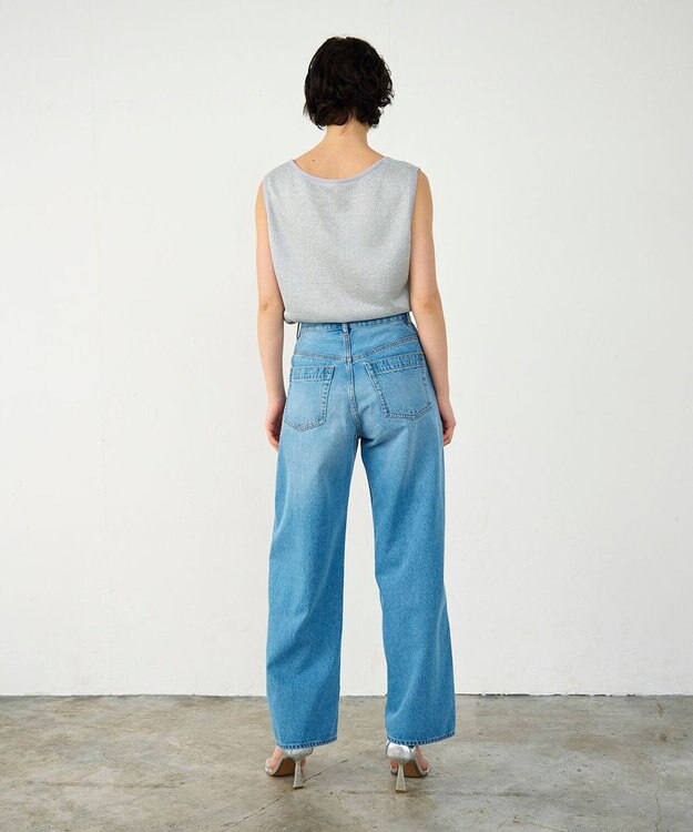 GRACE CONTINENTAL ラップデニムパンツ インディゴ