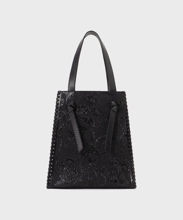 GRACE CONTINENTAL Stitch Tote ブラック