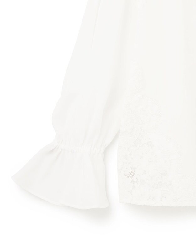 GRACE CONTINENTAL レースコンビブラウス ホワイト