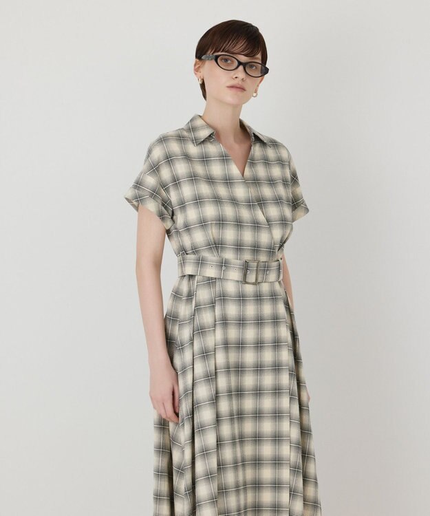 GRACE CONTINENTAL ラップフレアワンピース キナリ