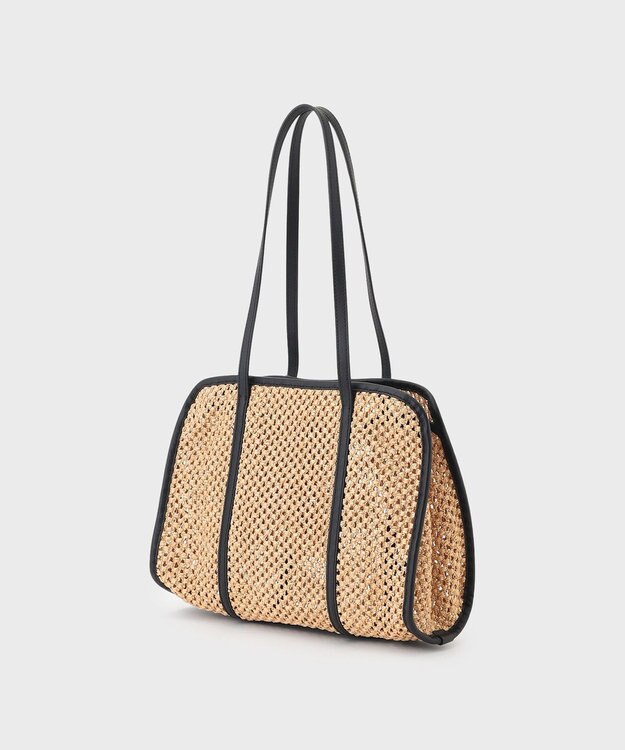 GRACE CONTINENTAL ORSETTOスクエアーバッグ ブラック