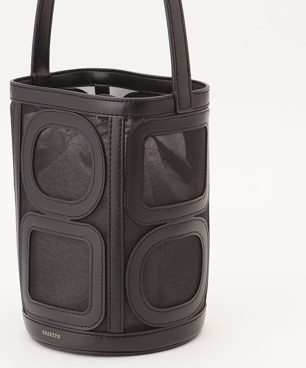 GRACE CONTINENTAL ORSETTO シアーバッグ ブラック