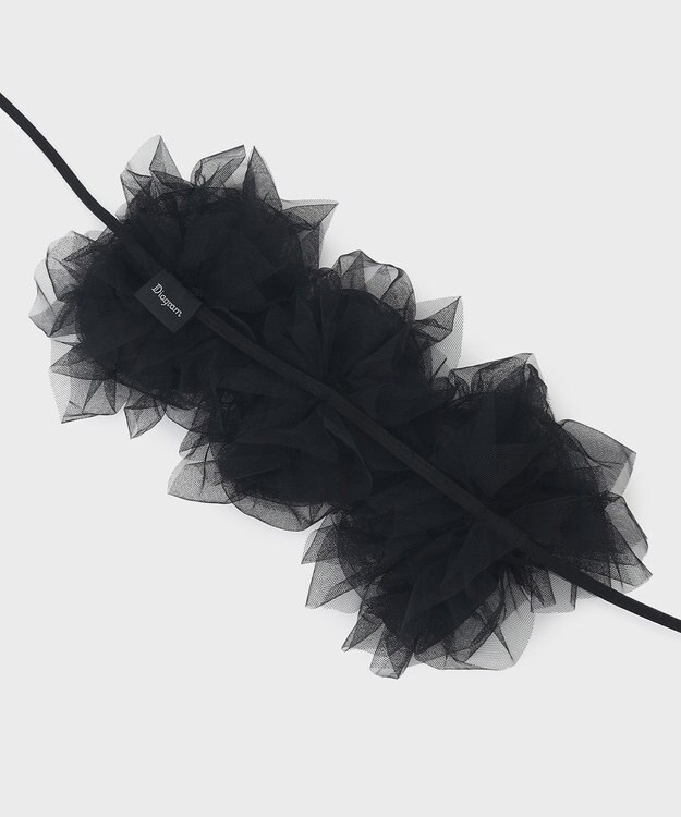 GRACE CONTINENTAL フラワーチュールベルト ブラック