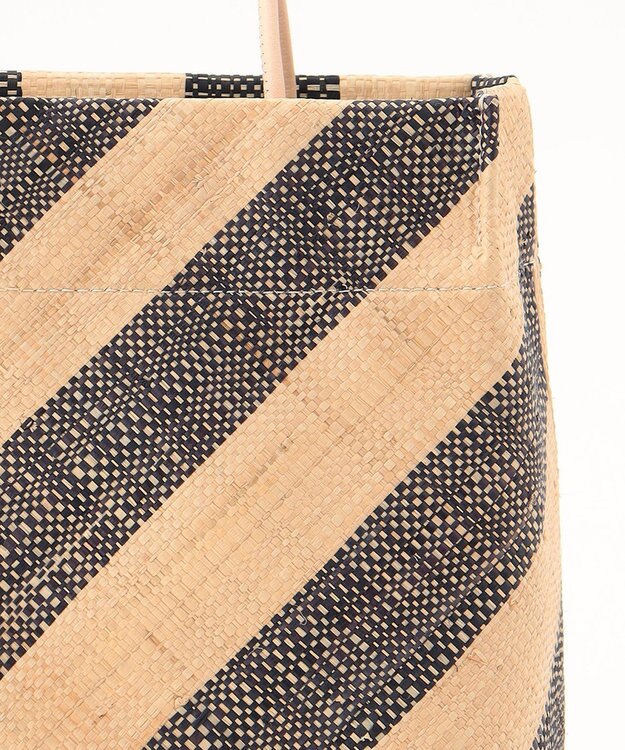 GRACE CONTINENTAL Ele，Sac ストライプバッグ ブラック