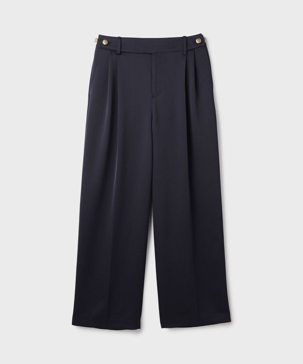 GRACE CONTINENTAL トリアセカルゼパンツ ネイビー