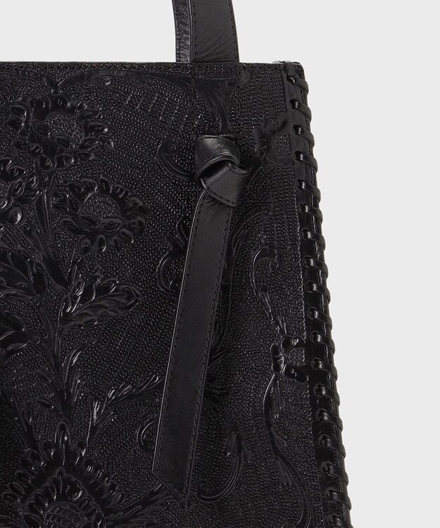 GRACE CONTINENTAL Stitch Tote ブラック