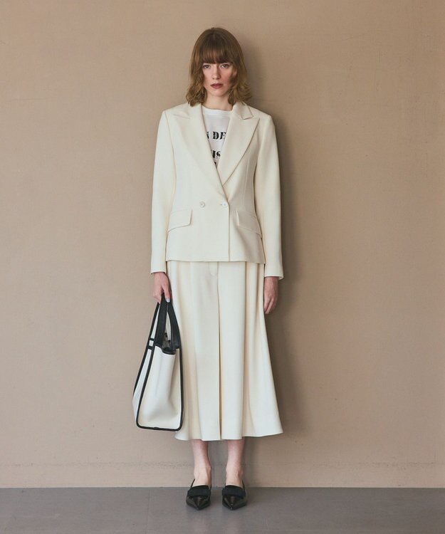 GRACE CONTINENTAL トリアセコンシャスジャケット キナリ