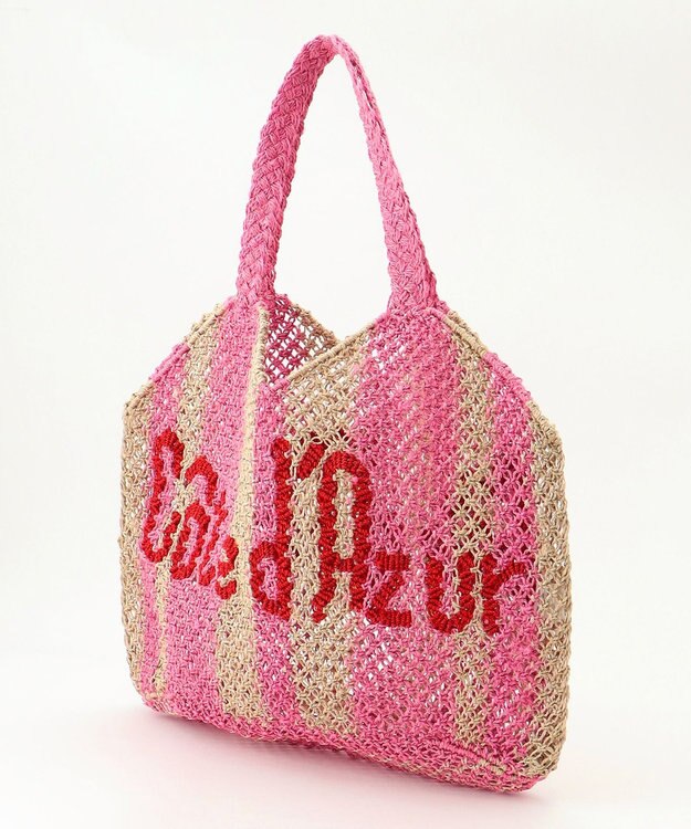 GRACE CONTINENTAL the Jacksons ジュートバッグL ピンク