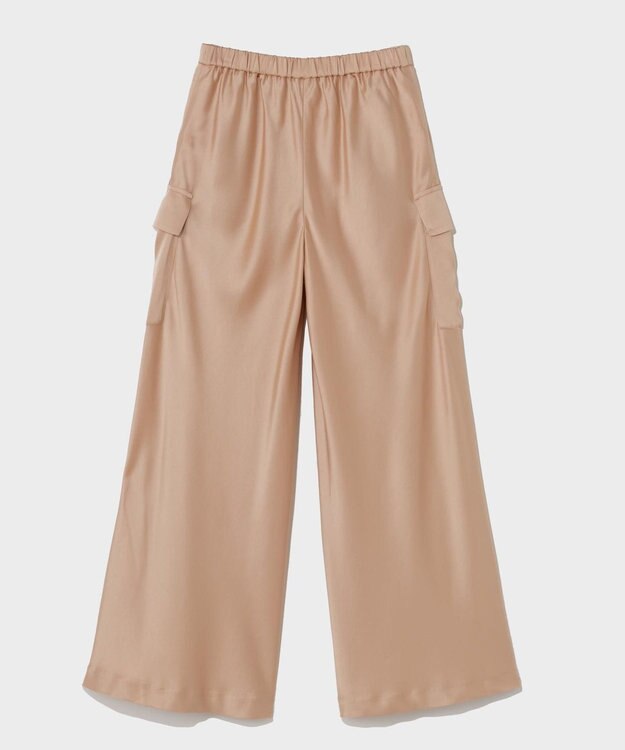 GRACE CONTINENTAL ダブルサテンイージーパンツ ピンク