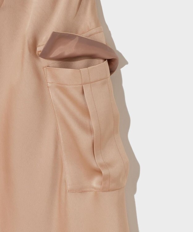 GRACE CONTINENTAL ダブルサテンイージーパンツ ピンク