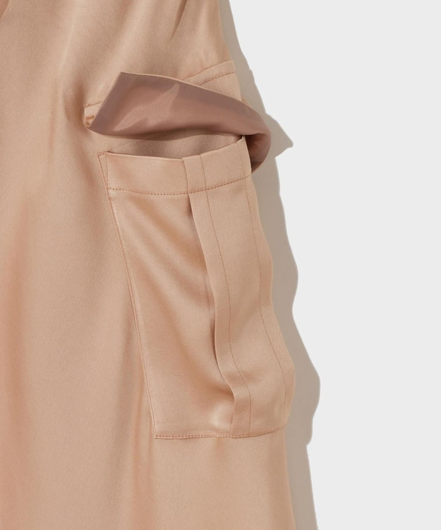 GRACE CONTINENTAL ダブルサテンイージーパンツ ピンク