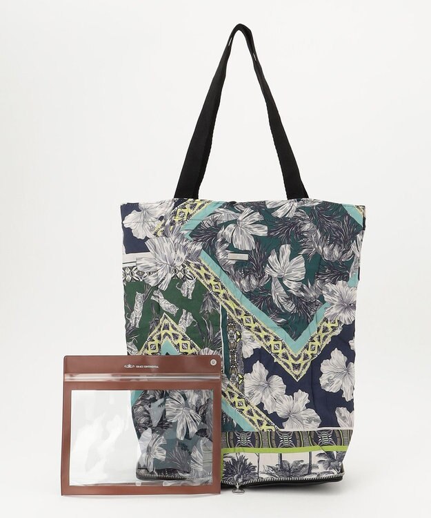 GRACE CONTINENTAL Fabricトートバッグ ネイビー