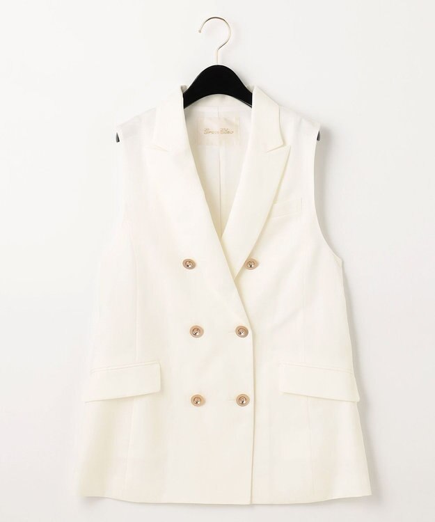 美品　グレースクラス　トリアセリネンショートジレ トリアセリネンショートジレ / GRACE CONTINENTAL | GRACE