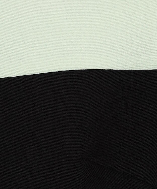 GRACE CONTINENTAL カラーブロックシャツドレス ブラック