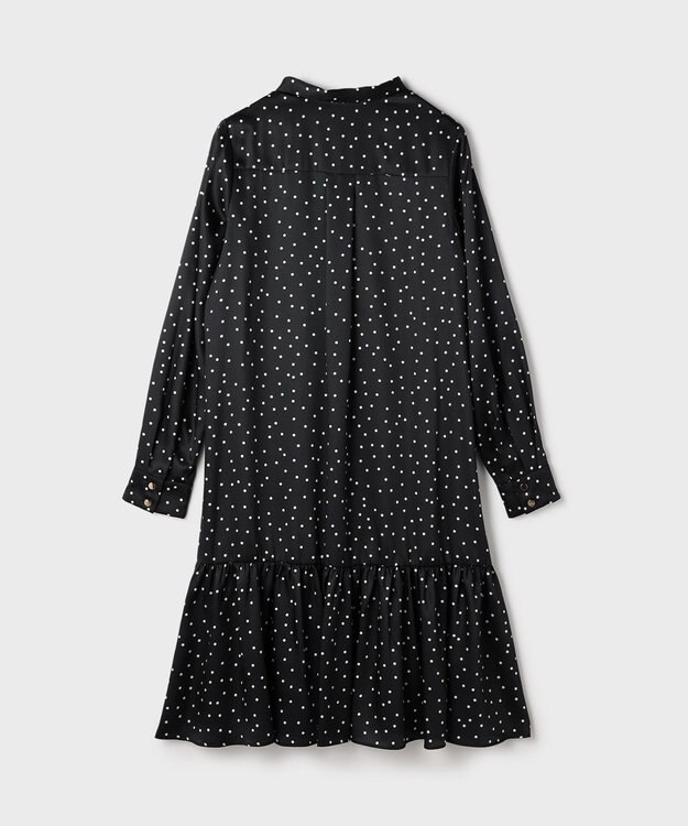 GRACE CONTINENTAL ランダムドットボウタイワンピース ブラック