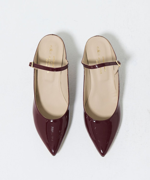 GRACE CONTINENTAL CORSO ROMA ストラップヒール ボルドー