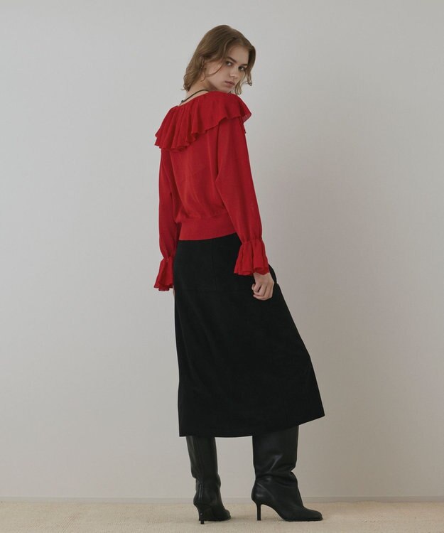 フリルニットカーディガン / GRACE CONTINENTAL | GRACE