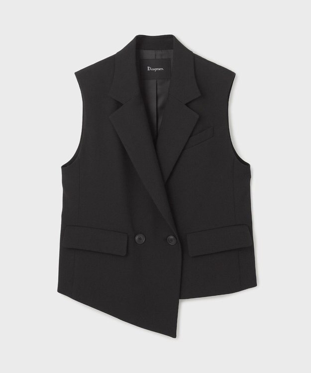 GRACE CONTINENTAL イレヘムジレジャケット ブラック