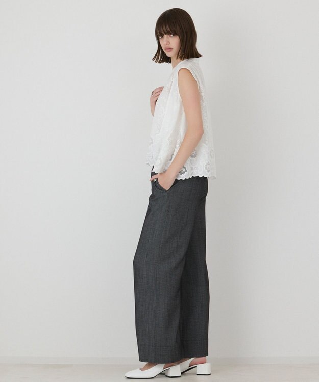 刺繍スキッパートップ / GRACE CONTINENTAL | GRACE CONTINENTAL