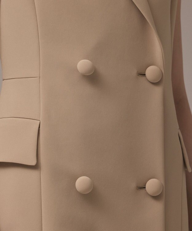 GRACE CONTINENTAL テーラードワンピース ベージュ