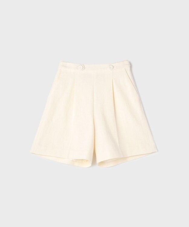 GRACE CONTINENTAL ツイードタックショートパンツ キナリ