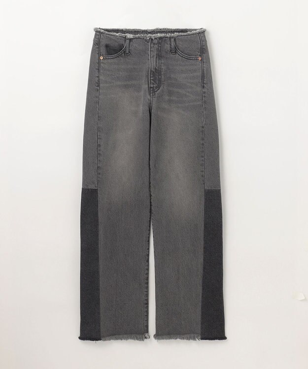 GRACE CONTINENTAL ベルトレスデニムパンツ ブラック