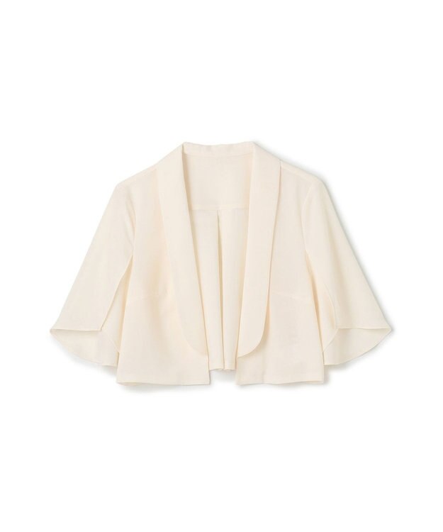 GRACE CONTINENTAL ケープスリーブシアージャケット キナリ