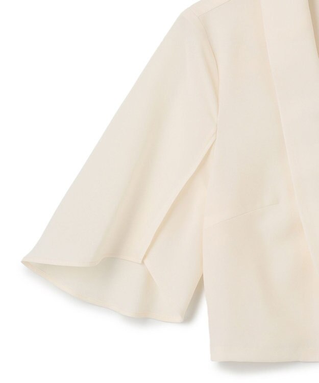 GRACE CONTINENTAL ケープスリーブシアージャケット キナリ