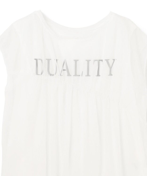 GRACE CONTINENTAL チュールレイヤードトップ ホワイト