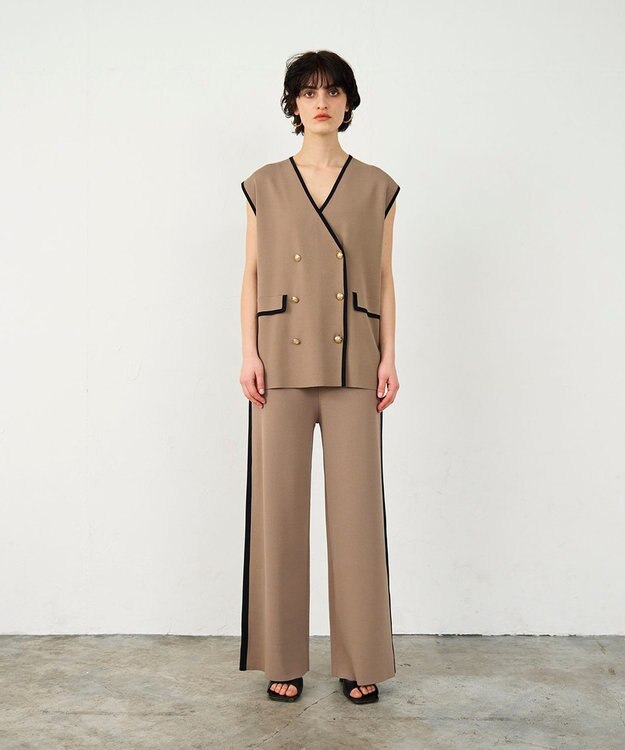 GRACE CONTINENTAL - グレースコンチネンタル　バイカラーニットベスト＆ワンピース　おまとめ バイカラーニットベスト / GRACE CONTINENTAL | GRACE