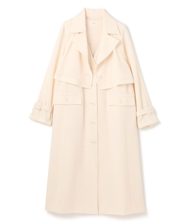 GRACE CONTINENTAL ストレッチスラブ3WAYコート キナリ